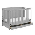 thumbnail image 1 of Graco Melrose 5-in-1 Convertible Baby Crib with Drawer, Pebble Gray, 1 of 14