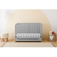 thumbnail image 1 of Graco Melrose 5-in-1 Convertible Baby Crib with Drawer, Pebble Gray, 1 of 14