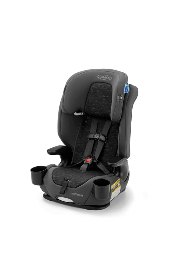 Nautilus 2.0 3-in-1 Harness Booster Car Seat, Crane