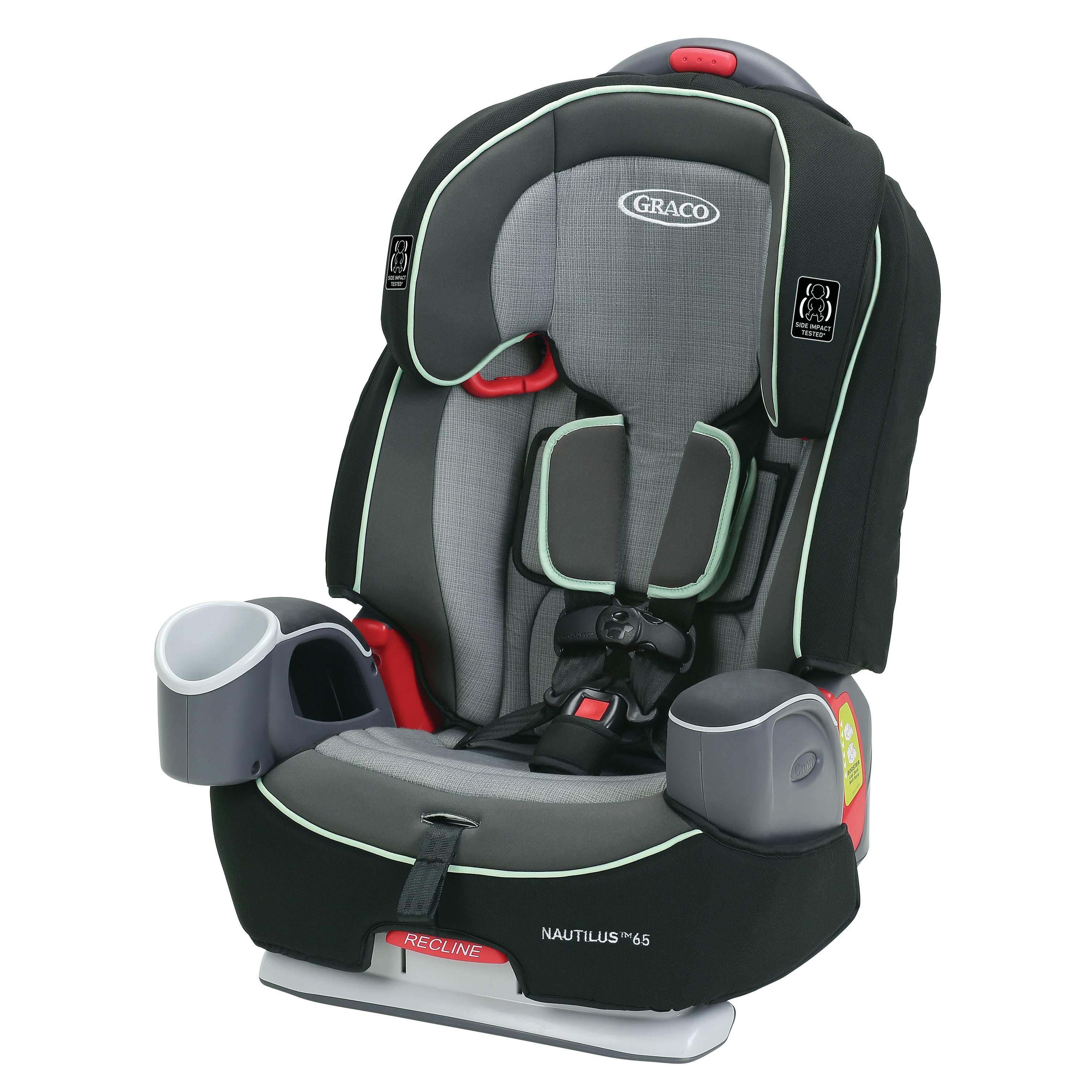 Graco Nautilus 65 3-in-1 Harness Booster Car Seat, Landry Lime - image 1 of 8