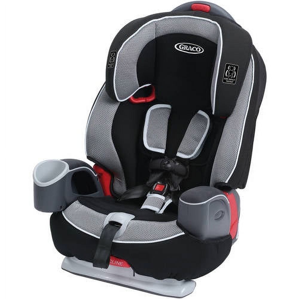 Graco Nautilus 65 3-in-1 Harness Forward Facing Booster Car Seat, Track Black/Gray - image 1 of 4