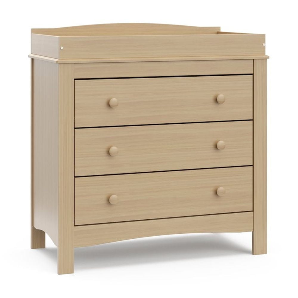 Noah Driftwood 3-Drawer Chest with Removable Changing Topper