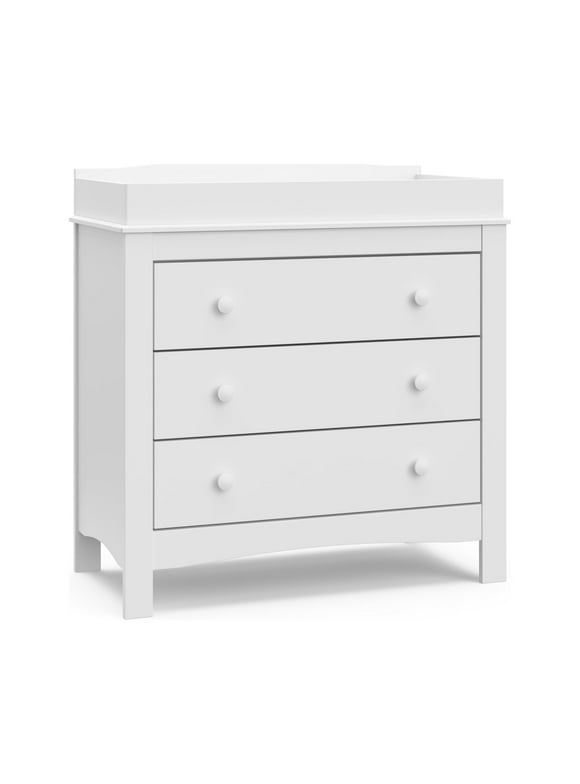 Graco Noah 3 Drawer Diaper Changing Table Dresser by Graco, White