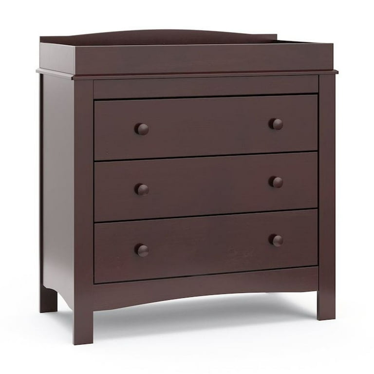 Graco Noah 3 Drawer Chest with Changing Topper Espresso