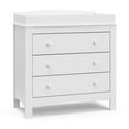 thumbnail image 1 of Graco Noah 3 Drawer Infant Diaper Changing Table Dresser, White, 1 of 10