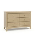 thumbnail image 1 of Graco Noah 6 Drawer Nursery Double Dresser, Driftwood, 1 of 12
