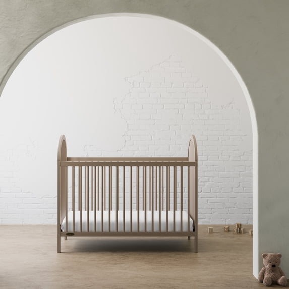 Graco Olivia 3-In-1 Convertible Baby Crib, Taupe