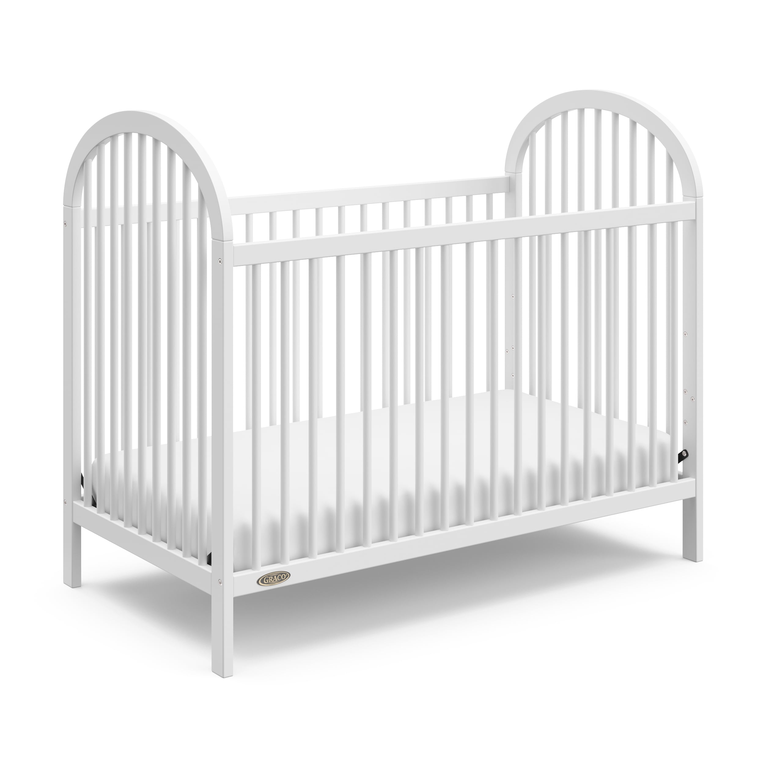 Graco Olivia 3-In-1 Convertible Baby Crib, White - Walmart.com