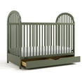 thumbnail image 1 of Graco Olivia 3-In-1 Convertible Baby Crib with Drawer, Olive, 1 of 12