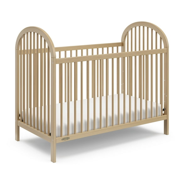 Graco Olivia 3-in-1 Convertible Baby Crib, Driftwood