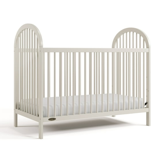 Graco Olivia 3-in-1 Convertible Baby Crib, Frosted Oat