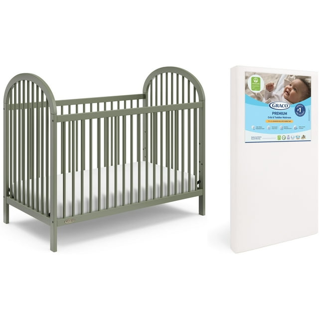 Graco Olivia 3in1 Convertible Crib and Premium Crib & Toddler