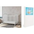thumbnail image 1 of Graco Olivia 3-in-1 Convertible Crib and Premium Crib & Toddler Mattress Bundle, White, 1 of 4