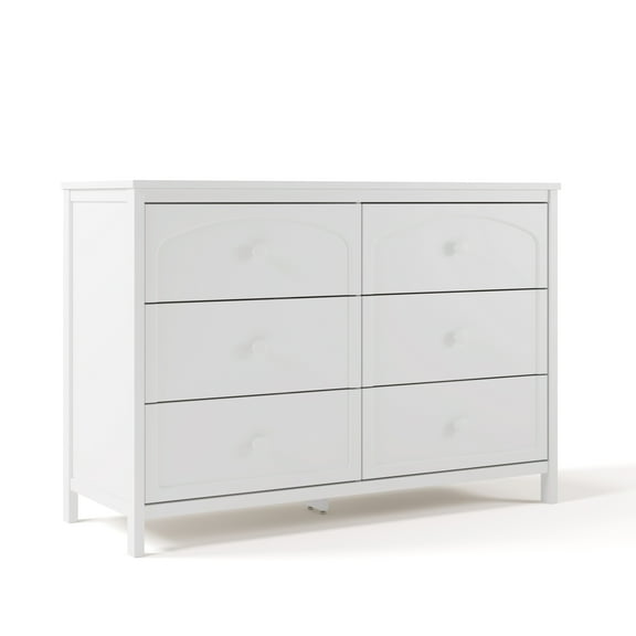 Graco Olivia 6 Drawer Double Dresser, White