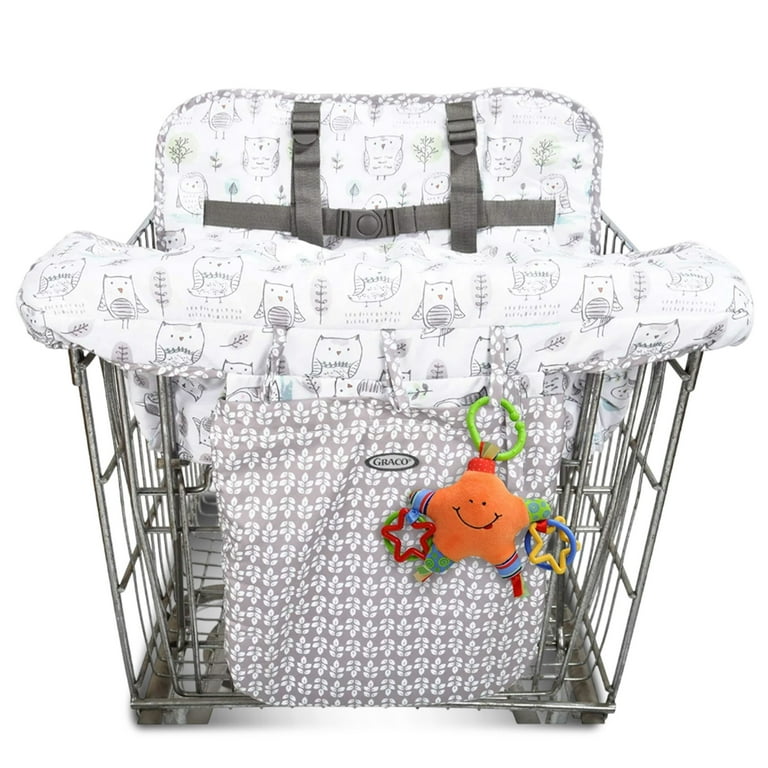Graco Baby Shopping Cart and High Chair Cover with Storage Pouch