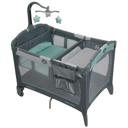 Graco Pack 'n Play Change 'n Carry Playard , Includes Portable Changing Pad, Manor