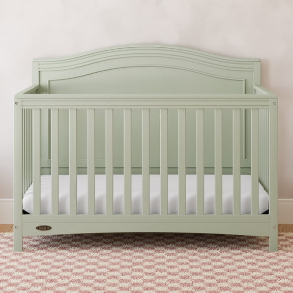 Graco Paris 4-in-1 Convertible Baby Crib, Sage