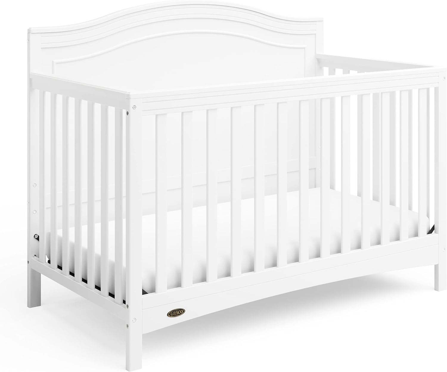 Graco Paris 4in1 Convertible Crib (White) GREENGUARD Gold Certified