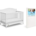 Graco Paris 4in1 Convertible Crib and Premium Crib & Toddler Mattress