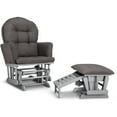thumbnail image 1 of Graco Parker Kids Glider Rocking Chair with Nursing Ottoman, Gray/Beige, 1 of 2