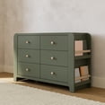 thumbnail image 1 of Graco Read-with-Me 6 Drawer Chest with Bookshelves, Olive with Driftwood, 1 of 13