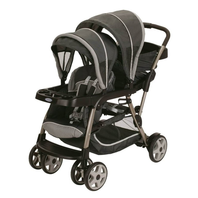 Graco Ready2Grow Click Connect LX Dual Baby Stroller Glacier 1934624