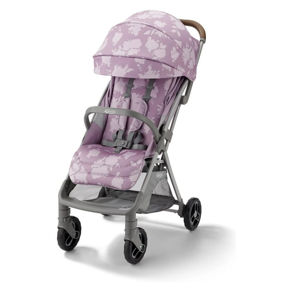 Graco Ready2Jet Lightweight Compact Baby Stroller, Lilac Mod Pink, One-Hand Fold, Travel-Friendly