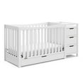 thumbnail image 1 of Graco Remi 4-in-1 Convertible Baby Crib and Changer, White, 1 of 8