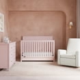 thumbnail image 1 of Graco Sasha 5-in-1 Convertible Baby Crib with Drawer, Blush, 1 of 13