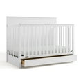 thumbnail image 1 of Graco Sasha 5-in-1 Convertible Baby Crib with Drawer, White, 1 of 12