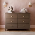 thumbnail image 1 of Graco Sasha 6 Drawer Nursery Double Dresser, Hazelnut, 1 of 8