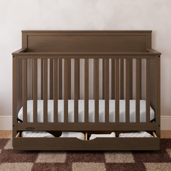 Graco Shiloh Convertible Baby Crib with Drawer, Hazelnut