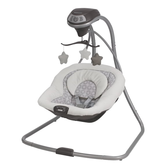 Graco Simple Sway Baby Swing, 5.5 - 30 lb, Abbington