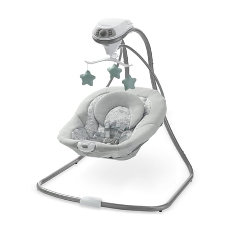 Graco Simple Sway Baby Swing with Plush Seat and Adjustable Speeds, Ivy
