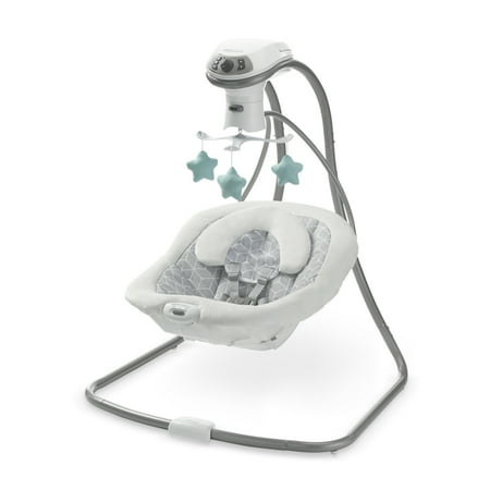 Graco Simple Sway LX Swing with Multi-Direction Seat, Grey, Infant