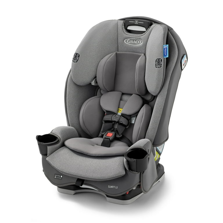 Graco SlimFit LX 3-in-1 Car Seat, Shaw, Grey