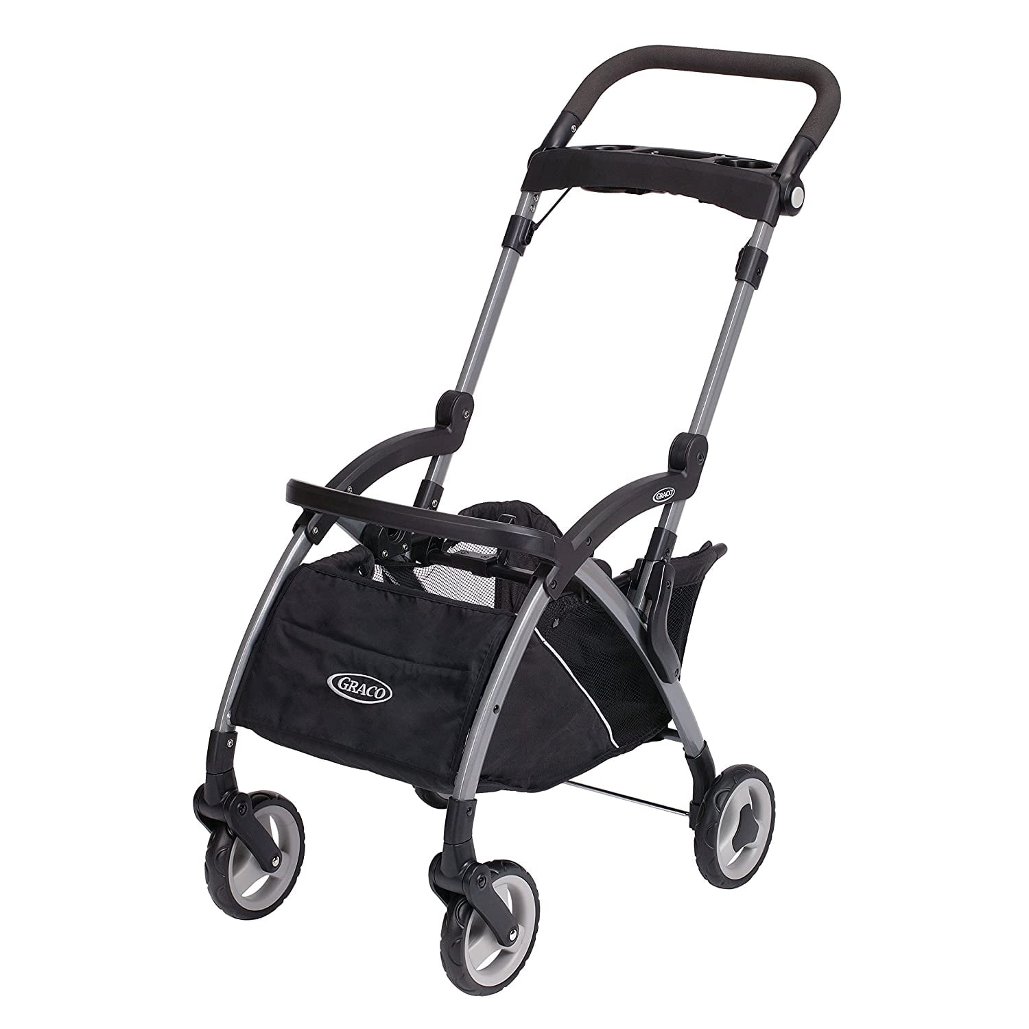 Graco Snugrider Elite Infant Car Seat Frame and Baby Stroller, Black, 15.77 lb.