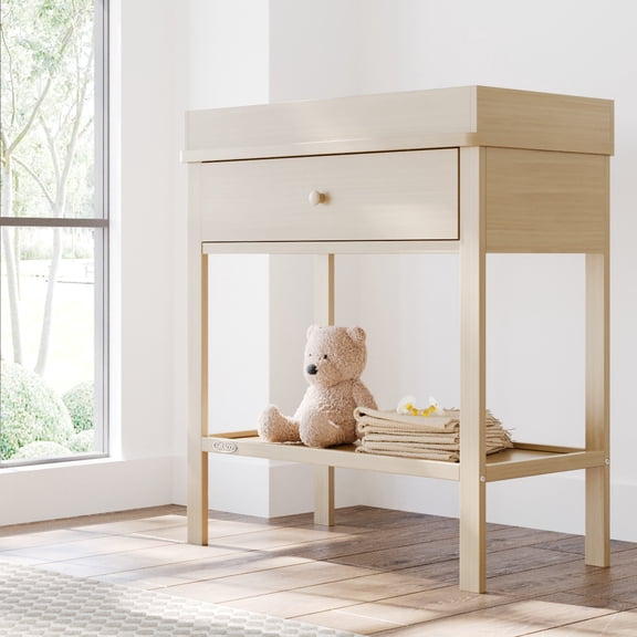 Graco Storage Infant Changing Table, Driftwood