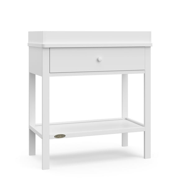 Graco Storage Infant Changing Table, White