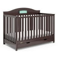 thumbnail interactive-video image 1 of Graco Story 5-in-1 Convertible Baby Crib with Drawer and Reversible Headboard, Espresso, 1 of 23