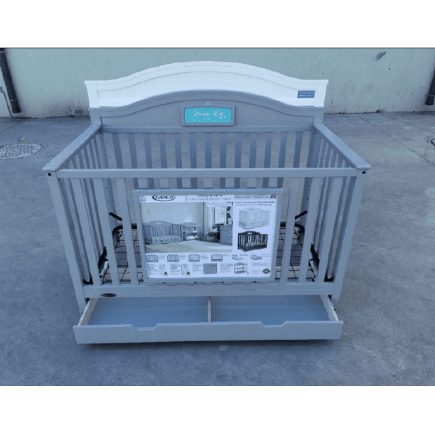 Graco Story Customizable 5in1 Convertible Crib with Drawer Full size