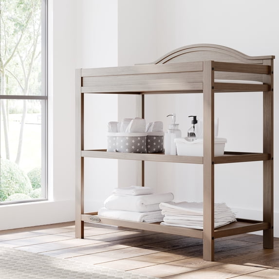 Graco Story Infant Wood Changing Table, Hazelnut
