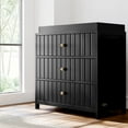 thumbnail image 1 of Graco Teddi 3 Drawer Dresser with Infant Changing Topper, Black, 1 of 6