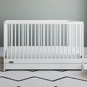Graco Teddi 5-in-1 Convertible Baby Crib with Drawer, White