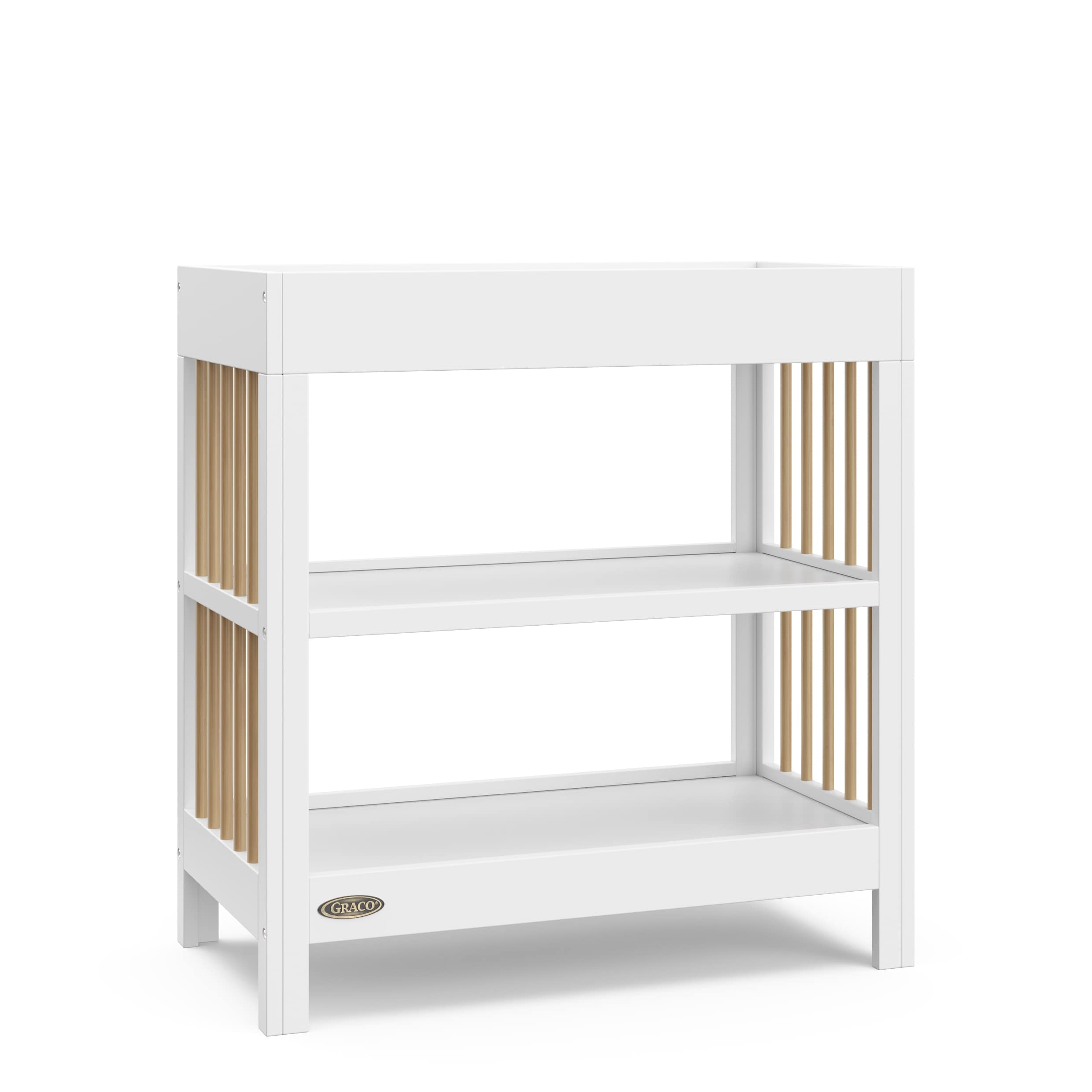 Oxford Baby Emerson 2 Shelf Changing Station with Changing Pad, Dove