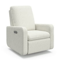 Graco Teddi Infant Power Recliner Swivel Glider with USB, Ivory Boucle