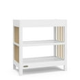 thumbnail image 1 of Graco Teddi Infant Wood Changing Table with Changing Pad, White with Driftwood, 1 of 9
