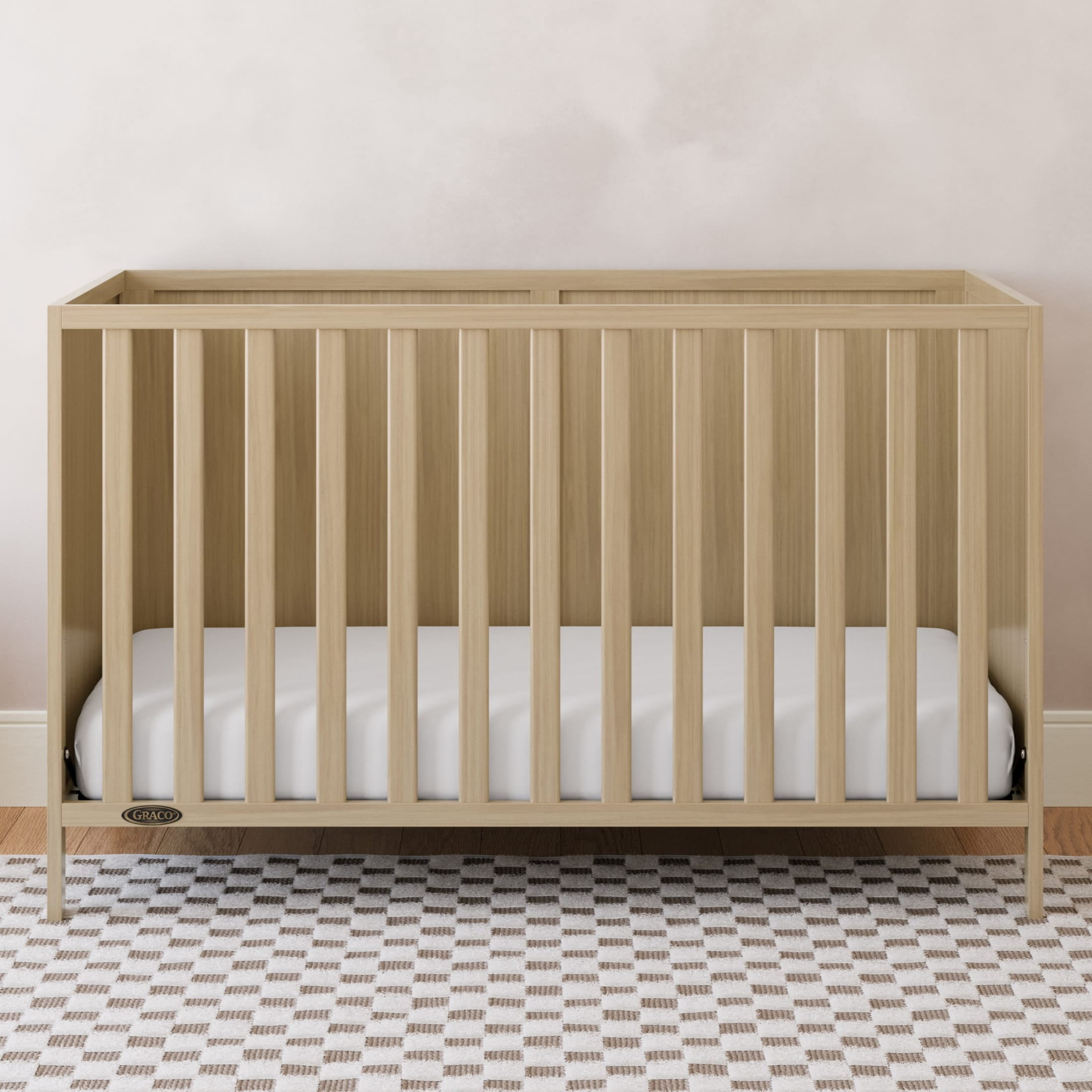 Graco Theo 3-in-1 Convertible Baby Crib, Driftwood