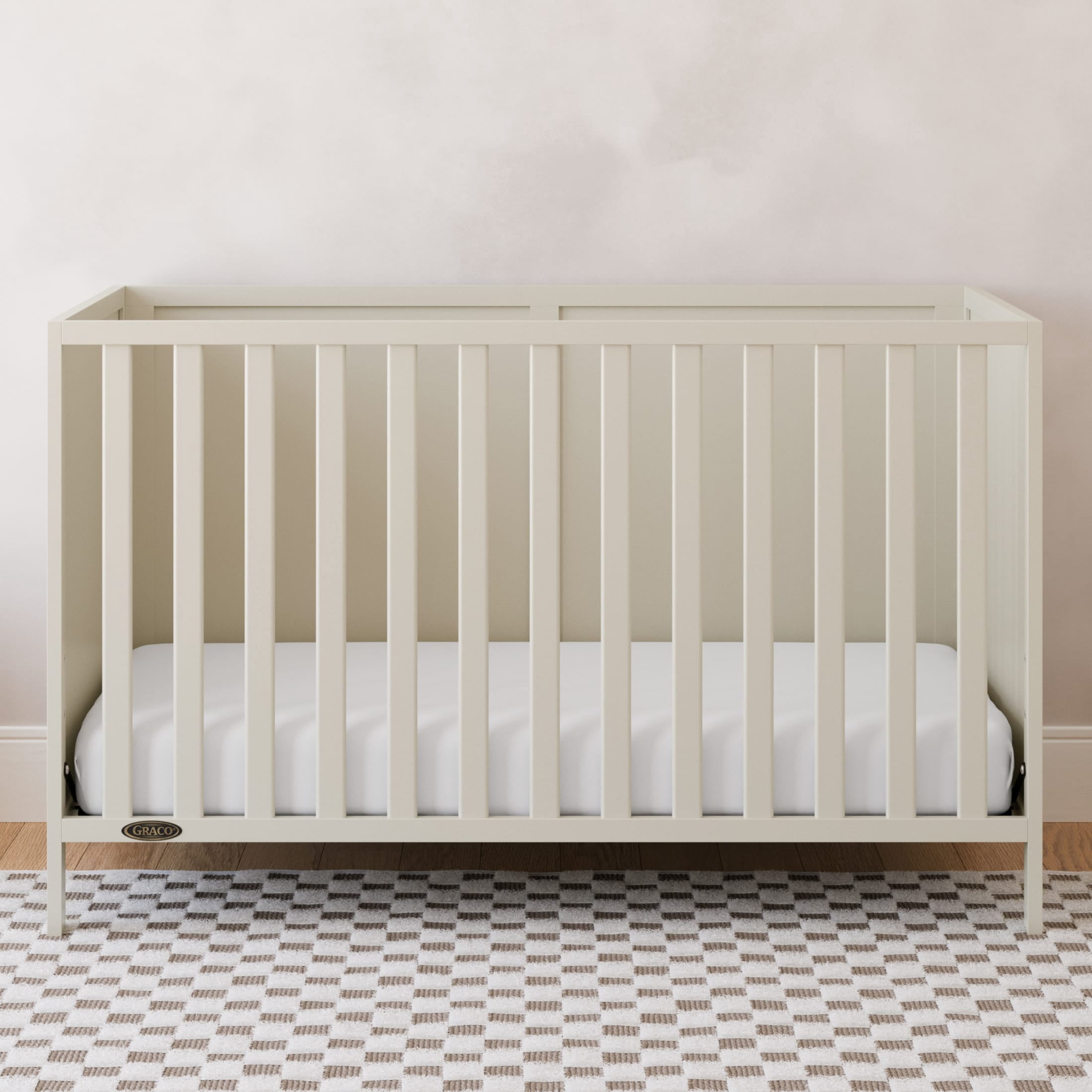Graco Theo 3-in-1 Convertible Baby Crib, Frosted Oat