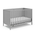 thumbnail image 1 of Graco Theo 3-in-1 Convertible Baby Crib, Pebble Gray, 1 of 12